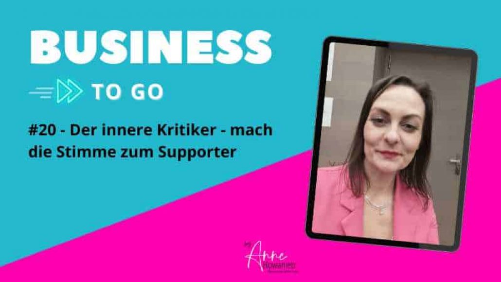 #20 Der innere Kritiker – mach die Stimme zum Supporter